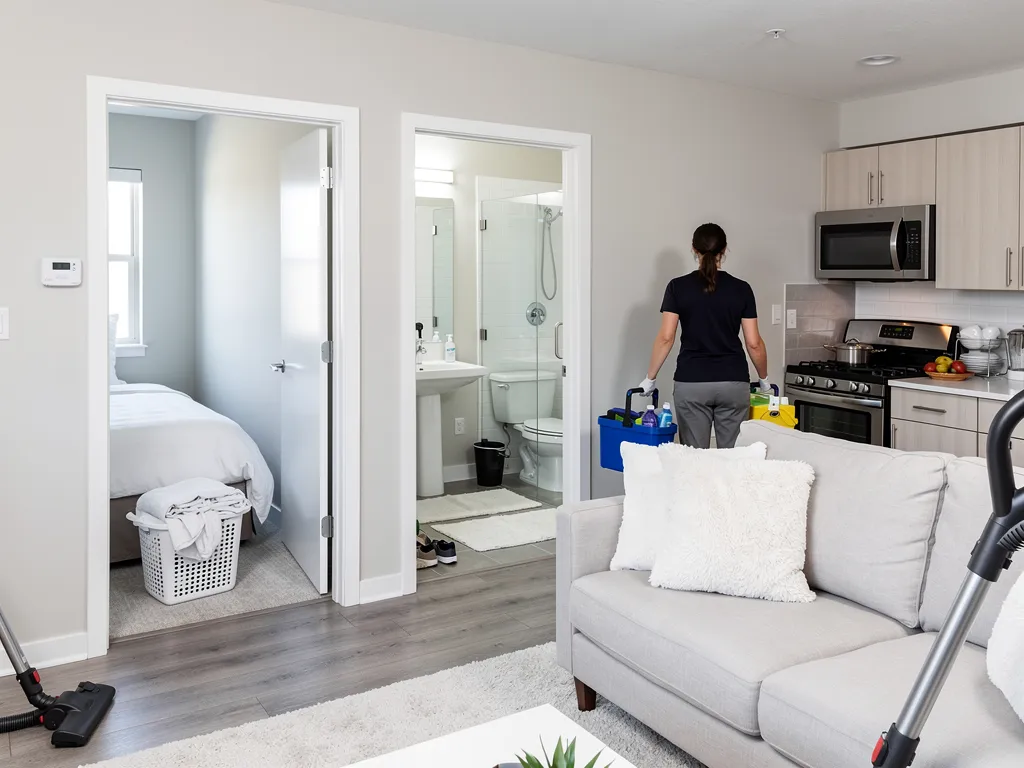 Room-by-Room Short-Term Rental Cleaning Checklist